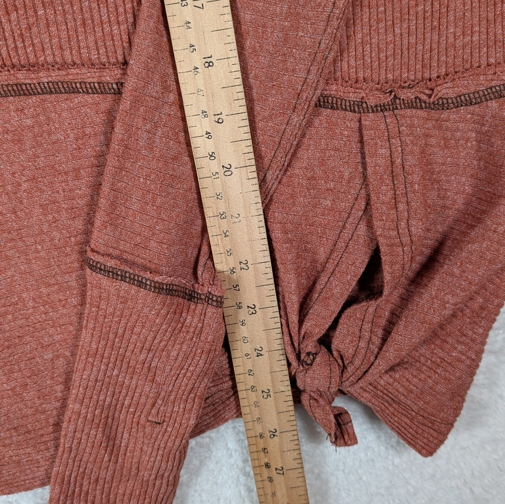 Free People Women's Rust Sweater Oversize Up To Medium - Picture 4 of 5